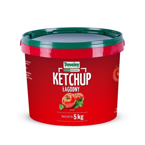 motyl develey ketchup łagodny 5kg