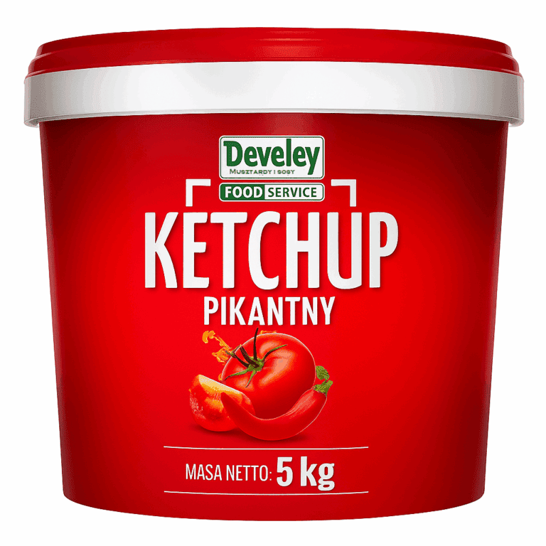 ketchup pikantny develey 5kg motyl