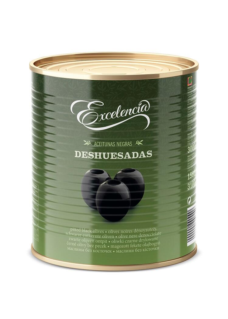 Excelencia Oliwki czarne drylowane 3 kg