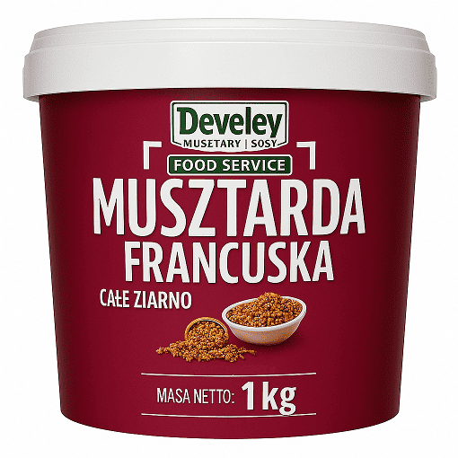motyl musztarda francuska develey 1kg