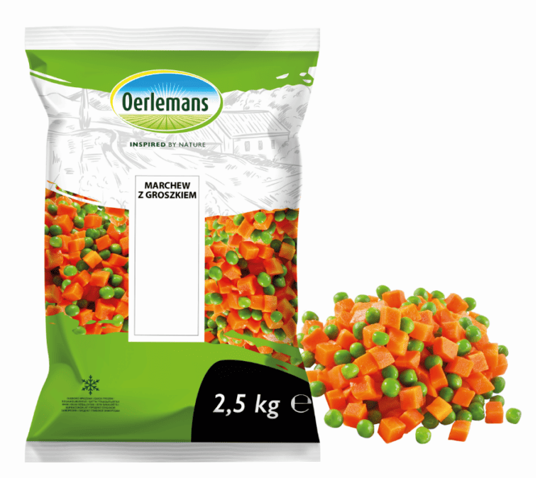 marchew z groszkiem 2,5 kg oerlemans