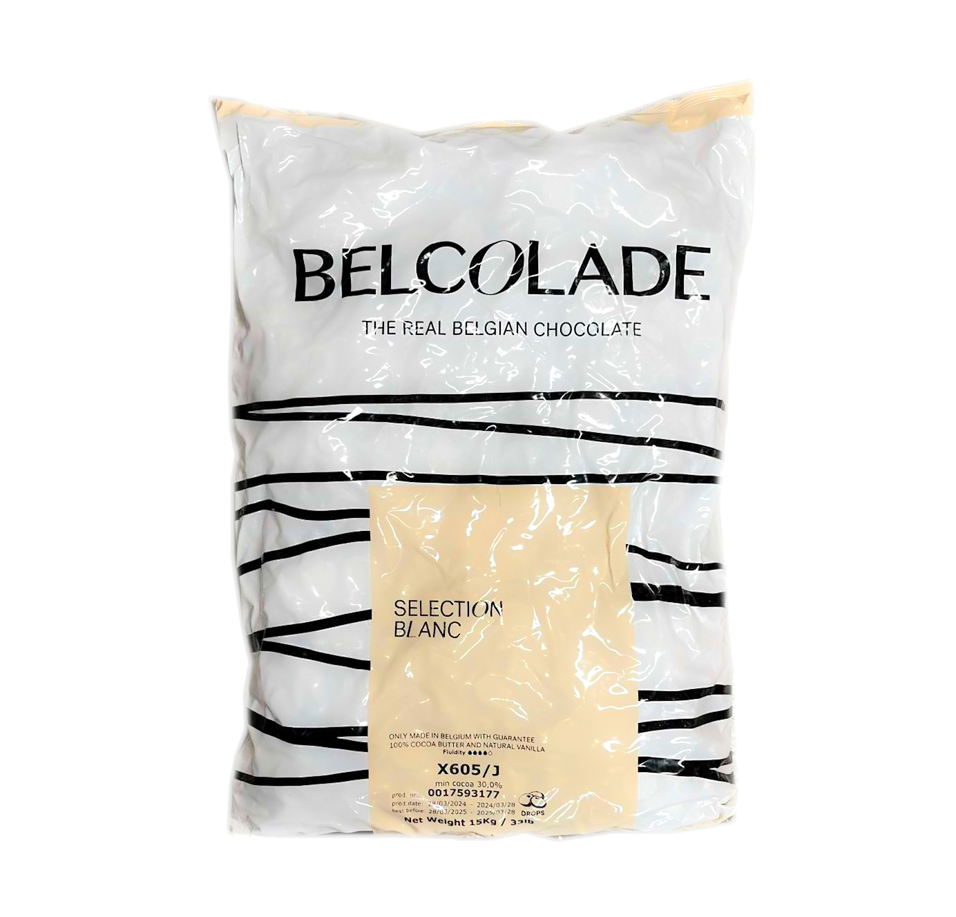 belcolade biała czekolada 15kg