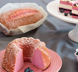 babka o smaku jagodowym motyl uldo