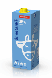 śmietana deserowa uht 36% motyl osm bieruń