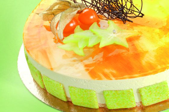 żel na zimno diament mandarynkowy motyl bakels