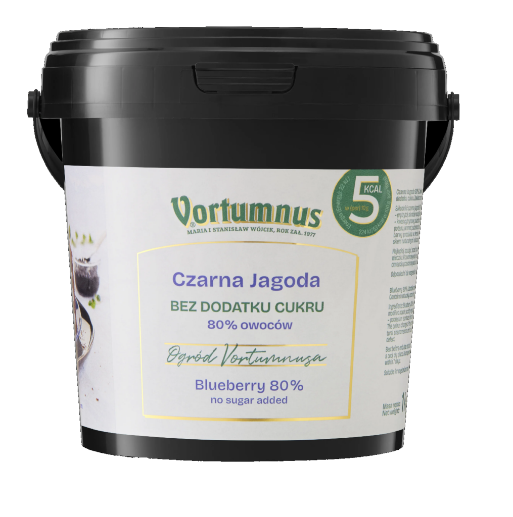 czarna jagoda 80% bez cukru motyl vortumnus