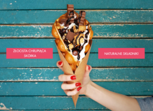 gofry bubble waffle motyl drużbice