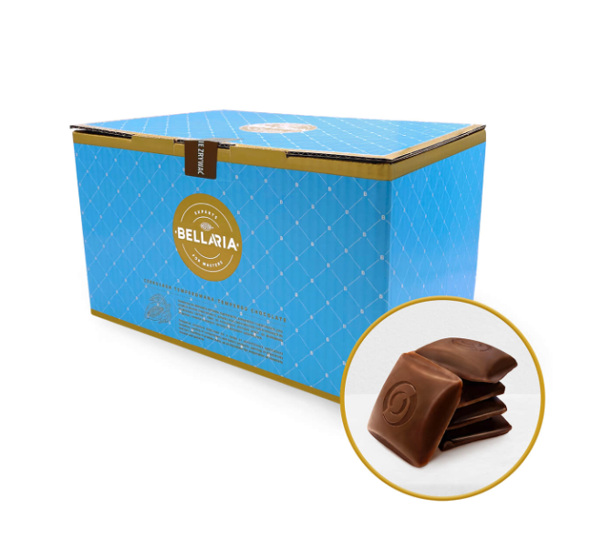 czekolada kuwertura mleczna 34% kostki motyl terravita