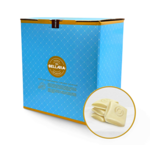 czekolada biała 33% kostki motyl terravita