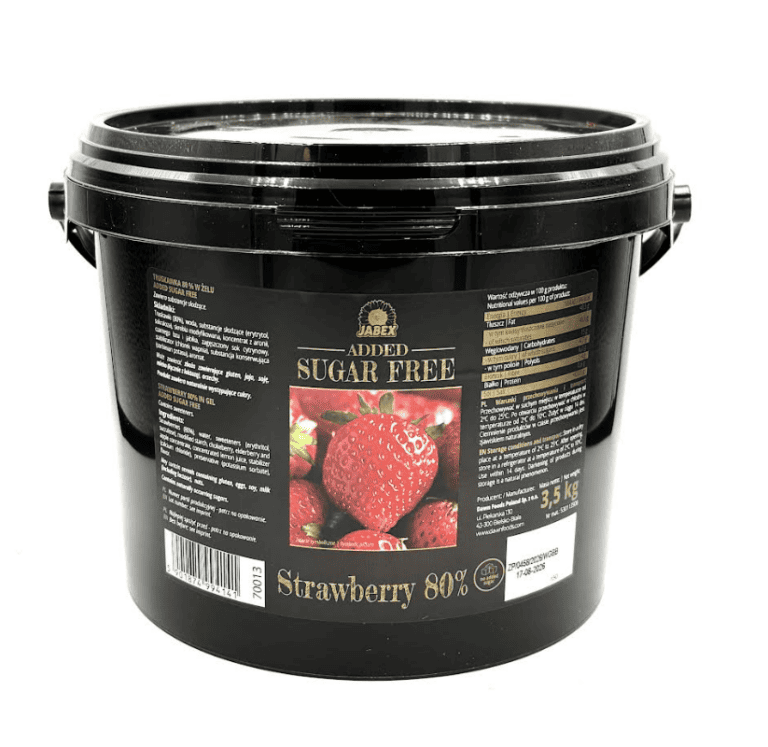 strawberry 80% sugarfree motyl jabex dawn foods