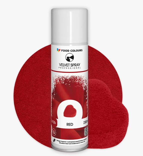 zamsz czerwony motyl food colours