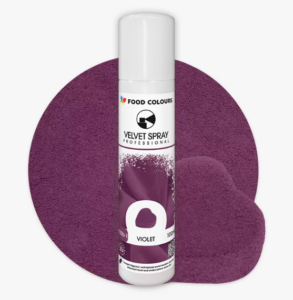 zamsz fioletowy motyl food colours