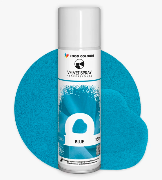 zamsz niebieski motyl food colours