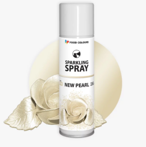 barwnik w sprayu biały perłowy motyl food colours