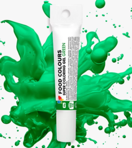 barwnik w żelu zielony motyl food colours