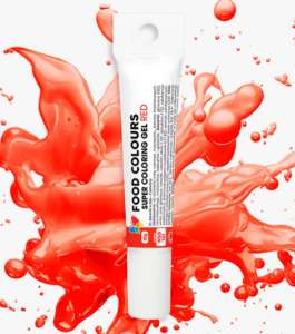 barwnik w żelu czerwony motyl food colours