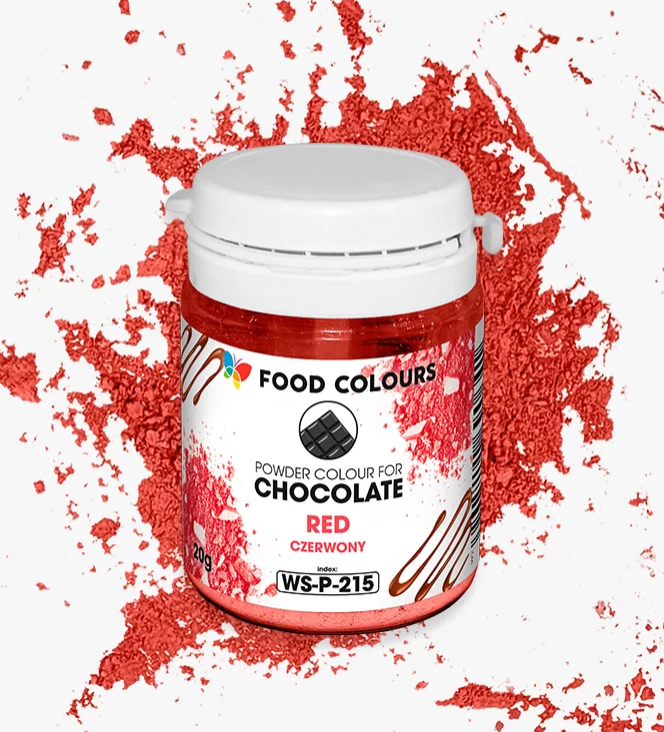 barwnik w proszku do czekolady czerwony motyl food colours
