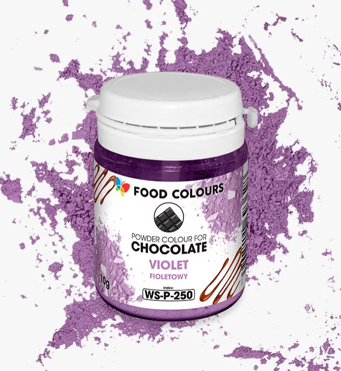 barwnik w proszku do czekolady fioletowy motyl food colours