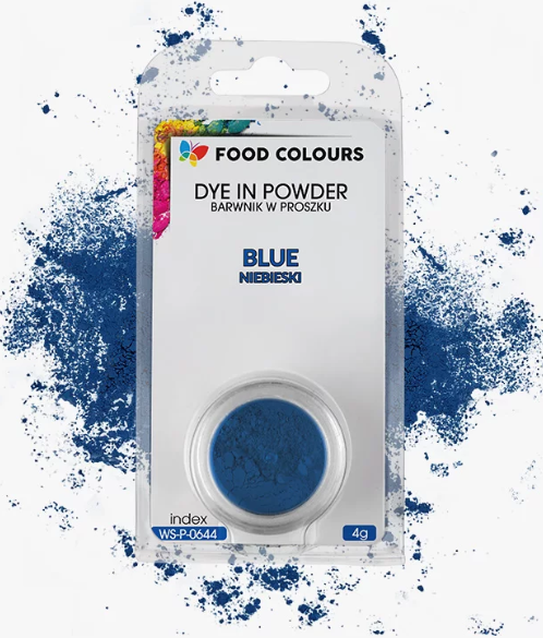 barwnik w proszku niebieski motyl food colours