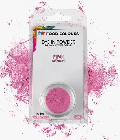 barwnik w proszku różowy motyl food colours