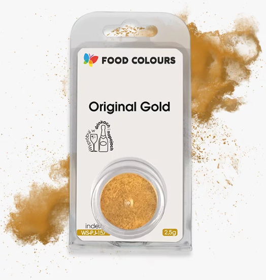 barwnik w proszku original gold motyl food colours