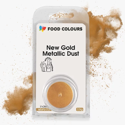 barwnik w proszku gold metalic motyl food colours