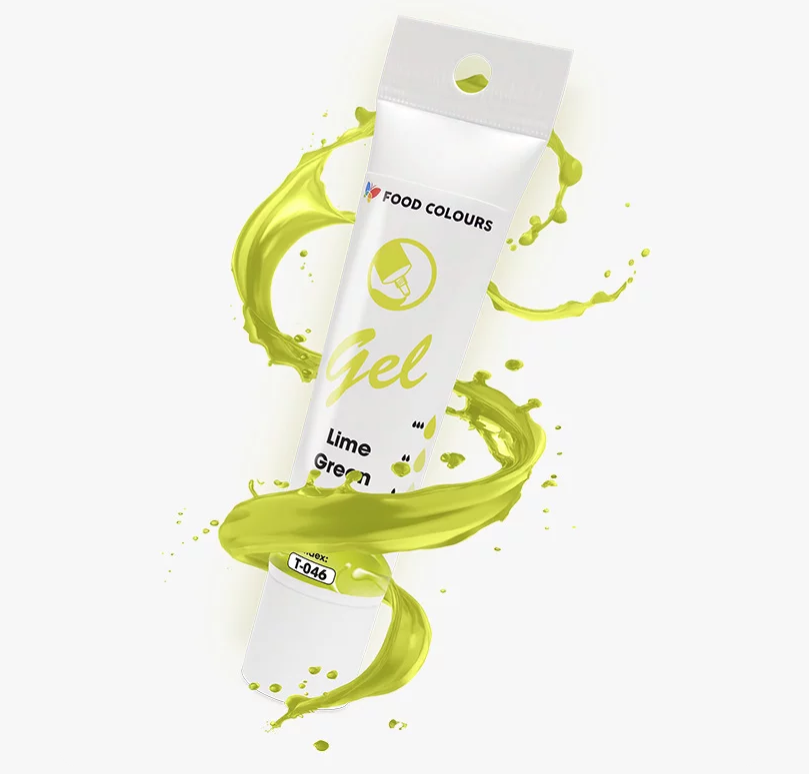 barwnik w żelu limonkowy motyl food colours