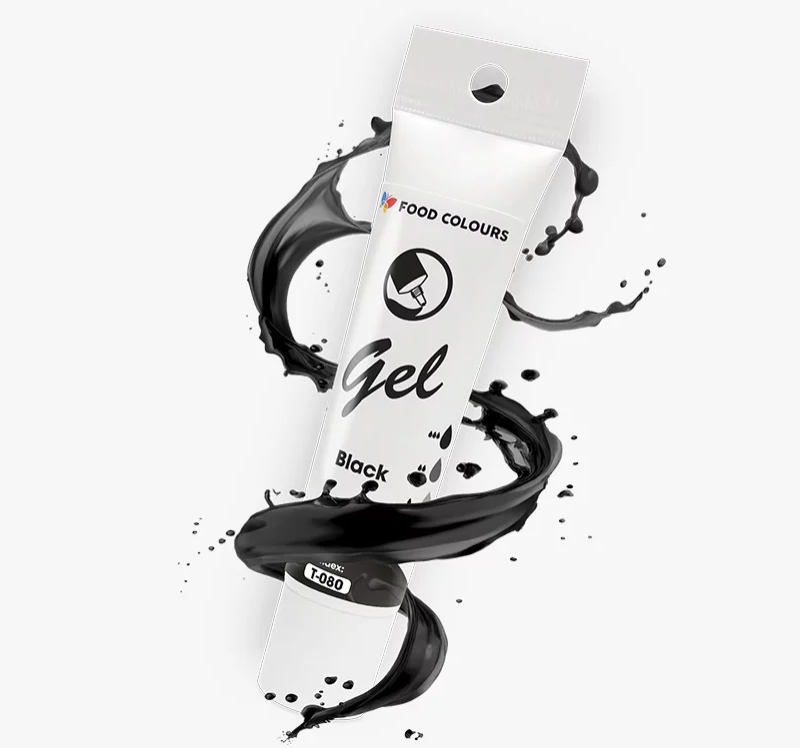 barwnik w żelu czarny motyl food colours
