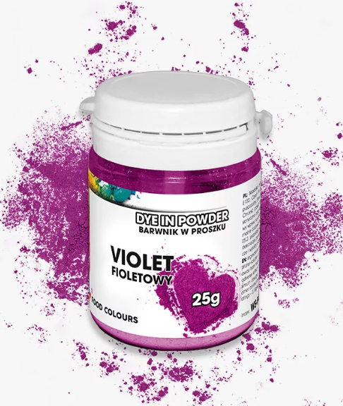 barwnik w proszku fioletowy motyl food colours