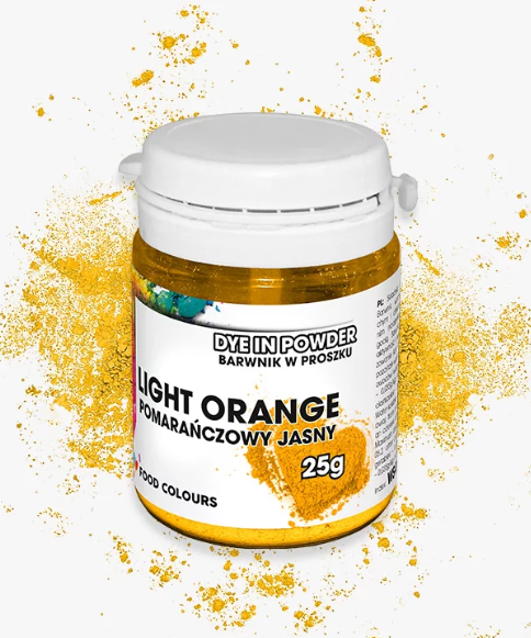 barwnik w proszku pomarańczowy jasny motyl food colours