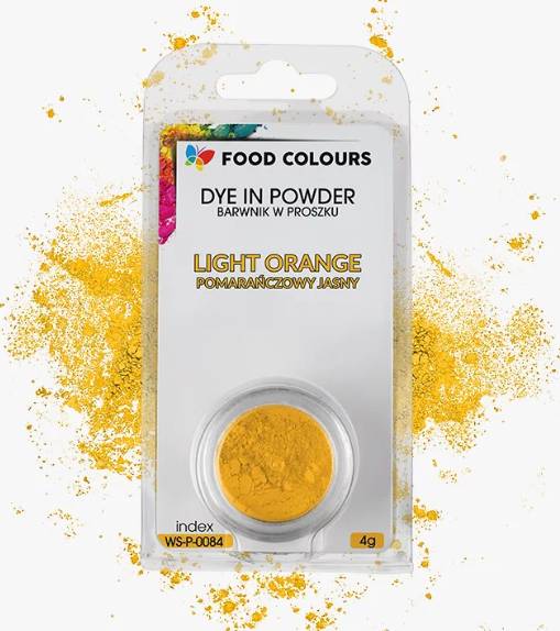 barwnik w proszku pomarańczowy jasny motyl food colours